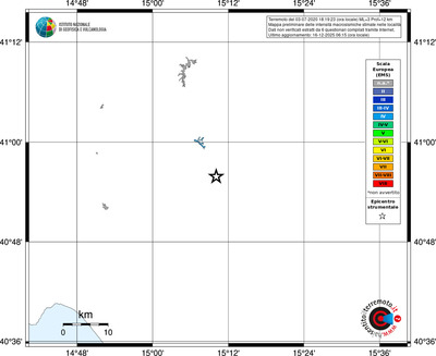 Mappa EMS - territori località