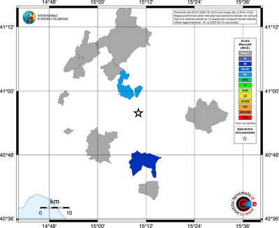 Mappa MCS - territori comuni