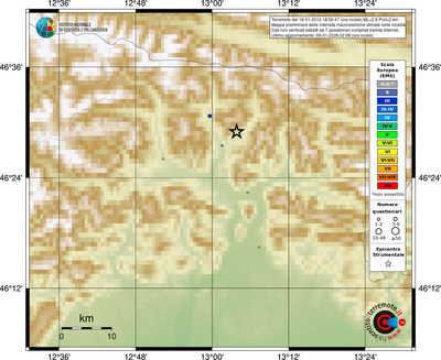 Mappa EMS - località