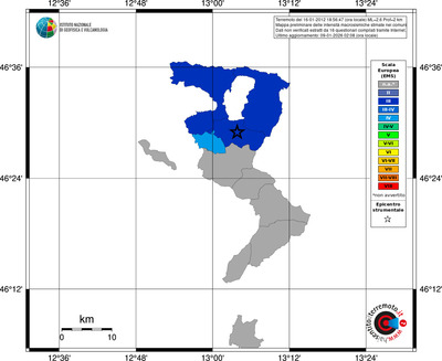 Mappa EMS - territori comuni