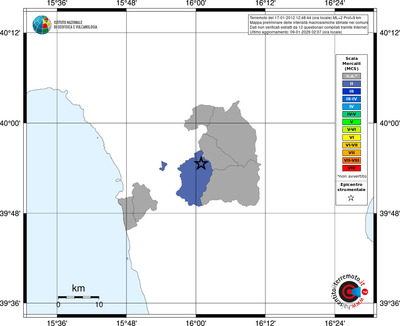 Mappa MCS - territori comuni