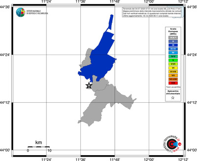 Mappa EMS - territori comuni