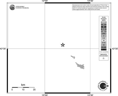 Mappa EMS - territori località