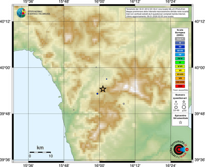 Mappa EMS - località