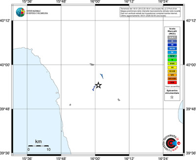 Mappa MCS - territori località