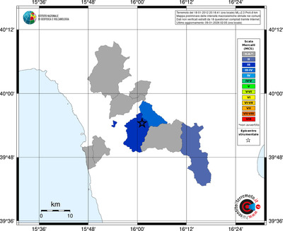 Mappa MCS - territori comuni