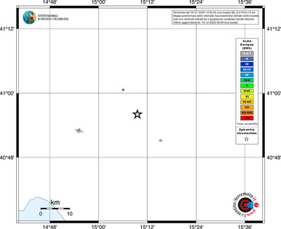 Mappa EMS - territori località