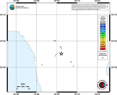Mappa MCS - territori località