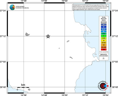 Mappa MCS - territori località
