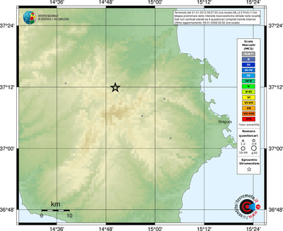 Mappa MCS - località