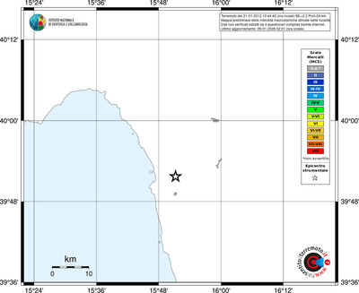 Mappa MCS - territori località