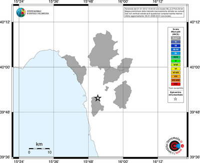 Mappa MCS - territori comuni