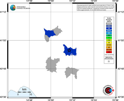 Mappa EMS - territori comuni
