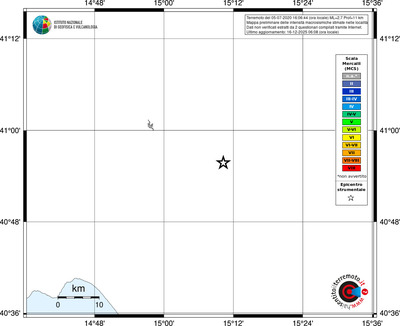 Mappa MCS - territori località