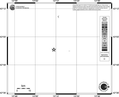Mappa MCS - territori località
