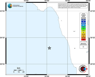 Mappa EMS - territori località