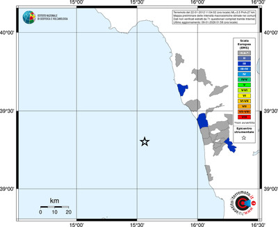 Mappa EMS - territori comuni