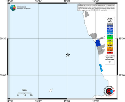 Mappa EMS - territori comuni