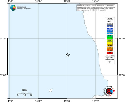 Mappa MCS - territori località
