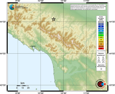 Mappa EMS - località
