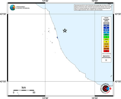 Mappa EMS - territori località