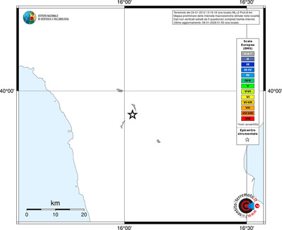 Mappa EMS - territori località