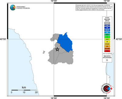 Mappa MCS - territori comuni