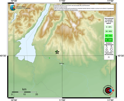 Mappa comuni con almeno 3 questionari