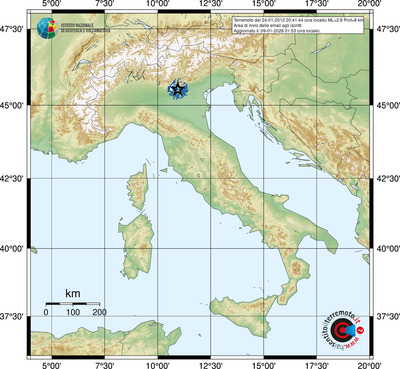 Area di invio delle email agli iscritti
