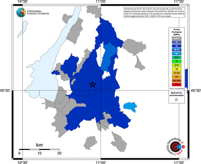 Mappa EMS - territori comuni