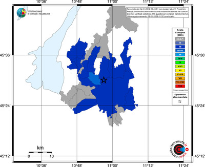 Mappa EMS - territori comuni