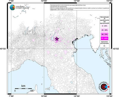 Mappa territorio comunale con almeno 3 questionari