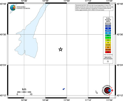 Mappa EMS - territori località