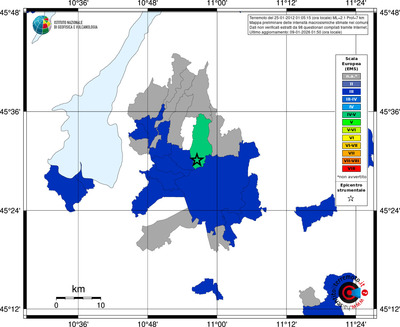 Mappa EMS - territori comuni