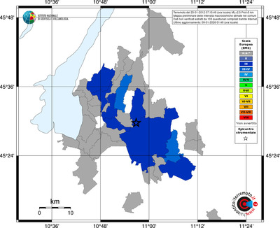 Mappa EMS - territori comuni