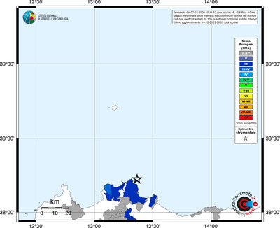 Mappa EMS - territori comuni