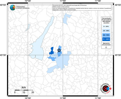 Mappa territorio comunale con almeno 3 questionari