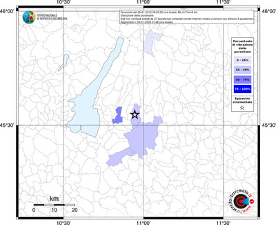 Mappa territorio comunale con almeno 3 questionari