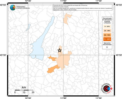 Mappa territorio comunale con almeno 3 questionari
