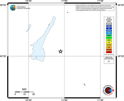 Mappa EMS - territori località