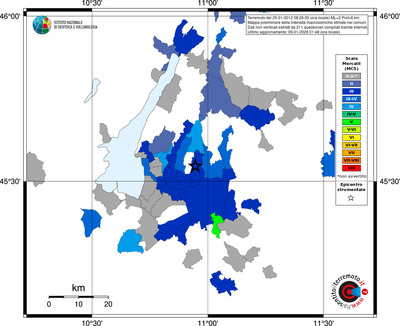 Mappa MCS - territori comuni