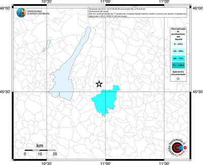 Mappa territorio comunale con almeno 3 questionari
