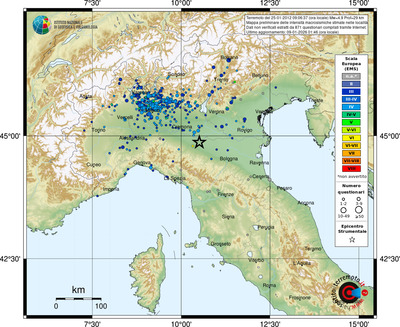 Mappa EMS - località