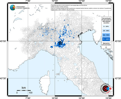 Mappa territorio comunale con almeno 3 questionari
