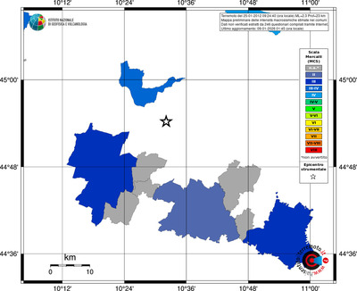 Mappa MCS - territori comuni