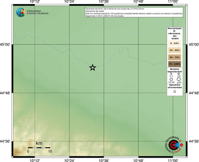 Mappa comuni con almeno 3 questionari