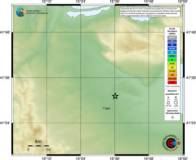 Mappa EMS - località