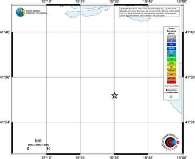 Mappa EMS - territori località