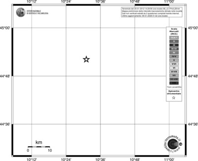 Mappa MCS - territori località