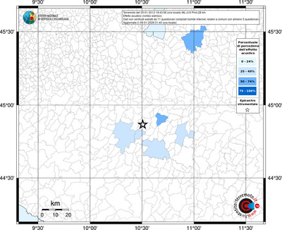 Mappa territorio comunale con almeno 3 questionari